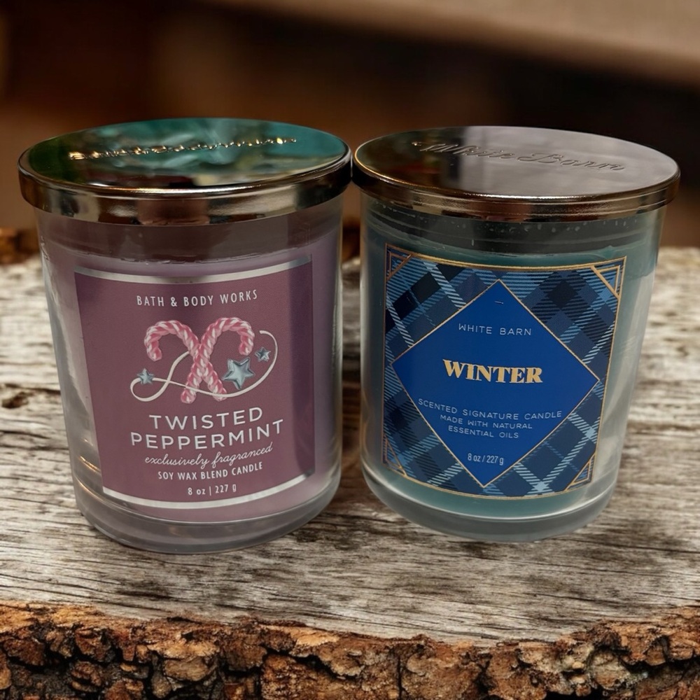 Lot of 2 Bath and Body Works Candles